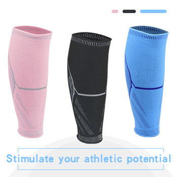 1PCS Fitness Breathable Sports Calf Compression Shin Leg Sleeve Full Leg Gnee compression sleeve for Women Men Gym Shin Protect