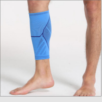 1 DB Fitness Légáteresztő Sport lábszár kompressziós lábszár ujj teljes láb térd kompressziós ujj nőknek Férfi Gym Shin Protect