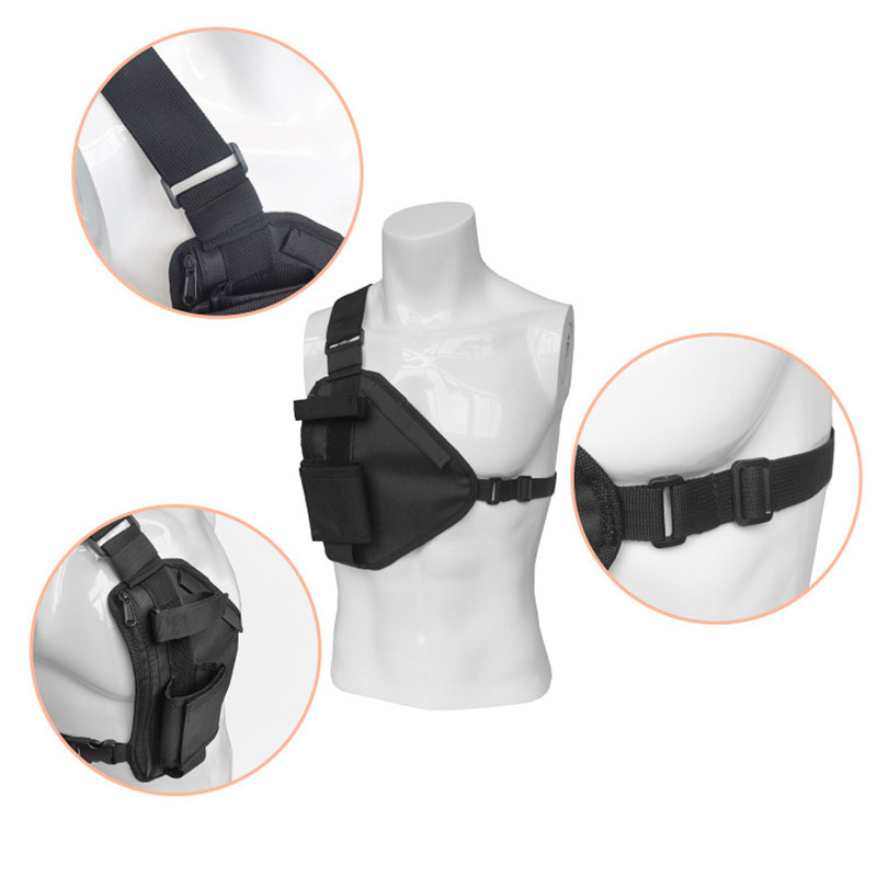 Multifunktsionaalne taktikaline vest nailonist sõjaväevesti rinnakorvi kott Kabuur taktikalised rakmed raadiosaatja vöökomplekt raadio jaoks
