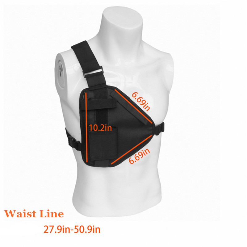 Multifunktsionaalne taktikaline vest nailonist sõjaväevesti rinnakorvi kott Kabuur taktikalised rakmed raadiosaatja vöökomplekt raadio jaoks