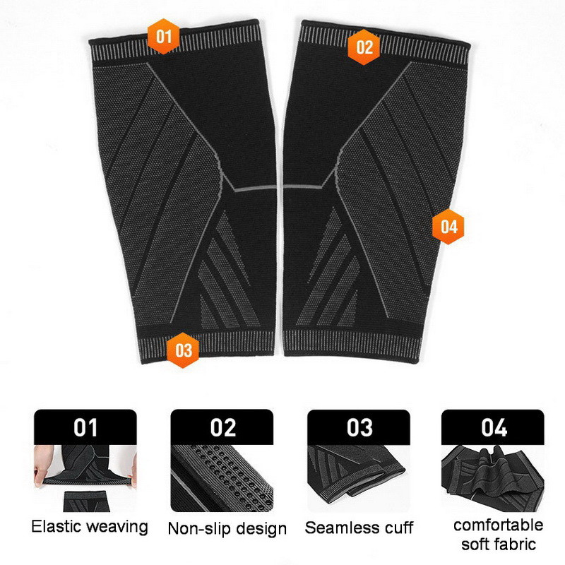 2tk Sport Jooksumaratoni Kompressioon Varrukad Säärekaitse Õmblusteta Elastne Jalasoojendaja Meestele Naiste Fitness Säärekaitse