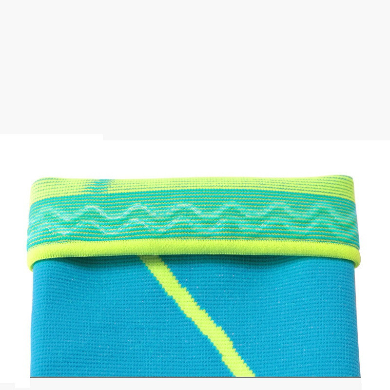 1 buc. Manșon din nailon tricotat pentru picior de vițel pentru alergare, baschet, ciclism, elastic, anti-alunecare, încălzitor pentru picioare, protector de compresie, echipament sportiv