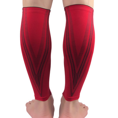 1Pair Sport Safety Football Sínvédő kosárlabda lábszártámasz Kompressziós izomzokni Futó láb Ujj kerékpáros lábmelegítők