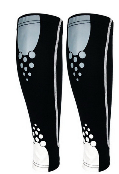 1 pereche de mâneci pentru picior de baschet, fotbal, compresie pentru gambe, alergare, ciclism, protector UV, calcetine de fitness pentru fotbal