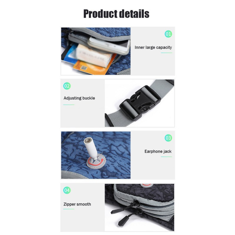 Reguleeritav vastupidav veepudel Fanny Pack Sport Fanny Pack vöörihma kott matkamiseks Jooksmiseks Jalgrattasõiduks jahiks linna jooksmiseks mõeldud kotid