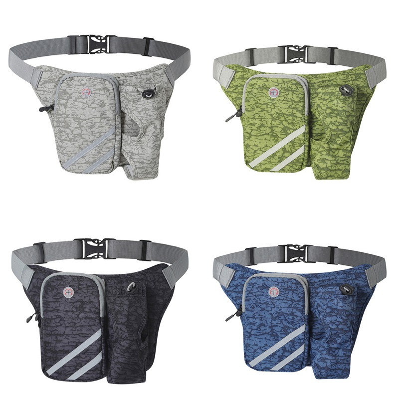 Reguleeritav vastupidav veepudel Fanny Pack Sport Fanny Pack vöörihma kott matkamiseks Jooksmiseks Jalgrattasõiduks jahiks linna jooksmiseks mõeldud kotid