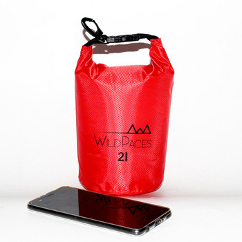 2 части Мини ултралека водоустойчива чанта за телефон Полиестерна суха чанта за гмуркане в река Преносима чанта за плуване Мъже Жени 2019