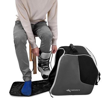Преносима външна зимна чанта за съхранение на ски оборудване Аксесоари Професионална чанта за обувки за сняг Неплъзгаща се за ски каска Очила Ръкавици