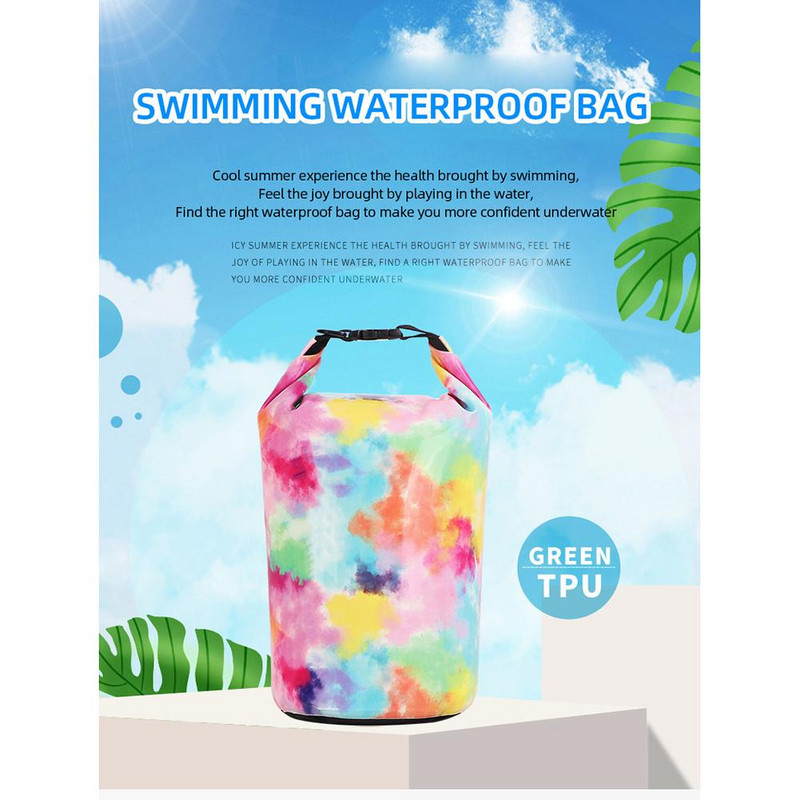 Vandeniui atsparus banglenčių krepšys 2 l 5 l lauko plaukimo krepšys nardymo kompresinis laikymo sausas krepšys vyrams, moterims, baidarėms, žygiams upe