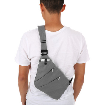 Слинг раница чанта за гърди Лека спортна чанта на открито Пътуване Туризъм против кражба Чанта през рамо през рамо Дневна раница за мъже жени