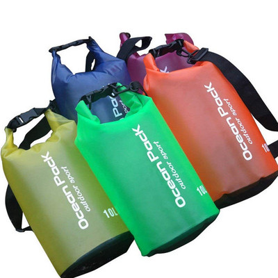 Waterproof Dry Bag Translucent Storage Outdoor Sport Bag for Beach Canoe Kayaking Rafting Boating Fishing Hiking Camping