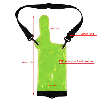 PVC водоустойчива чанта, калъф, калъф за уоки токи, двупосочни радиостанции, пълен протектор, държач с ремък, преносима външна доставка
