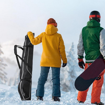 Чанта за сноуборд Ски с голям капацитет Водоустойчиви ски обувки Чанта за съхранение на ски оборудване за открито Зима Чанта за съхранение на унисекс Чанти за органайзер