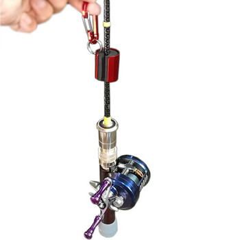 OUTKIT Нов държач за въдица Примамка Преносима BFS алуминиева сплав Fly Fishing Tackle Quick Rod Assistant Tools