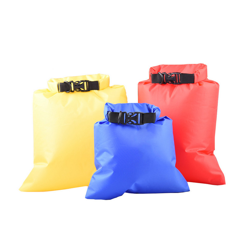 3 tk komplekt väliujumise veekindel kott matkarafting hoiukuivkott reguleeritava rihmakonksuga 3/5/8 l
