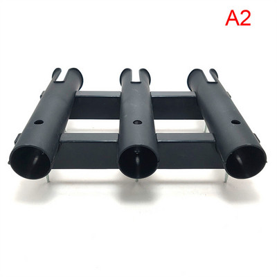 Välitingimustes kasutatav multifunktsionaalne vertikaalne 3-lüliline õngeritva hoidiku varraste toru kinnitusklamber merepaadi jahi kajaki jaoks