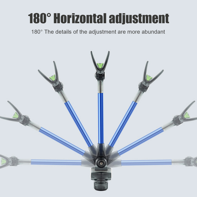 Horgászbot tartó Nyújtott bottartó Szénszálas teleszkópos konzolok Állítható horgászbot-állvány Pesca tartozékok