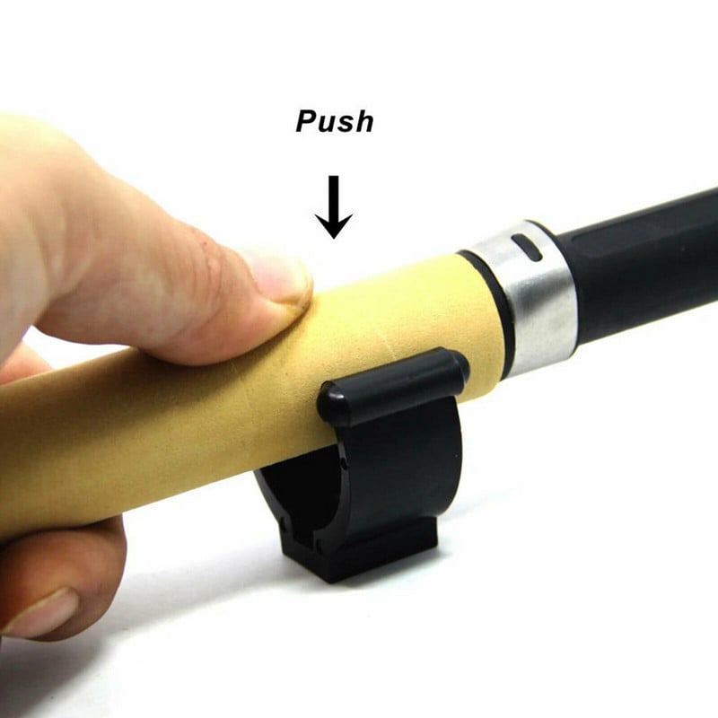 20 DB Falra szerelhető horgászbot tároló kapcsok bilincsek tartó állvány szervező biliárd snooker dákó helymeghatározó klip tartó medence cu-hoz