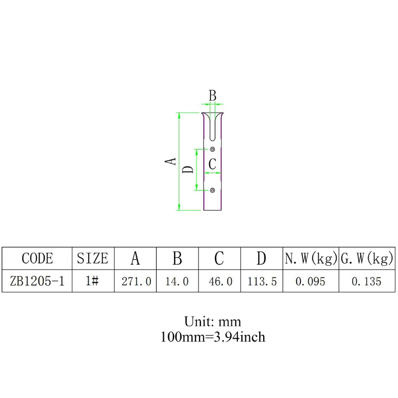 Seinale kinnitatav paadi küljekinnitus õngeritva tugihoidiku toruühendused koos kruvidega G99D