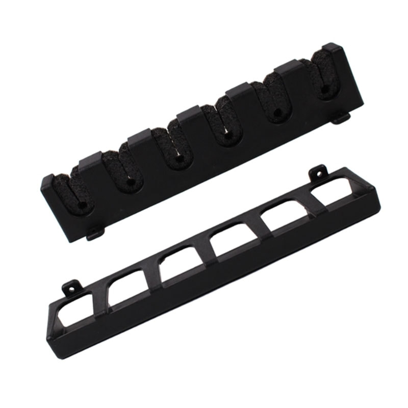 Prie sienos tvirtinami meškerės stovo parduotuvės kombainai, puikus garažo meškerės laikiklis