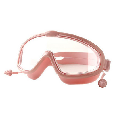Āra peldēšanas brilles ausu aizbāžnis 2 vienā komplekts bērniem Pretmiglas UV aizsardzības peldēšanas brilles ar ausu aizbāžņiem bērniem no 4 līdz 15 gadiem