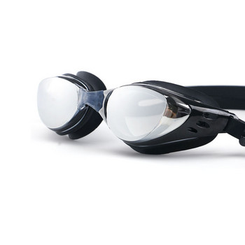 Очила за плуване Myopia -1.0~-10 Водоустойчива арена против замъгляване Очила за плуване с рецепта вода Силикон Големи очила за гмуркане Мъже Жени