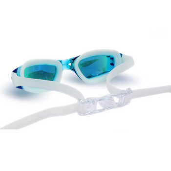 Противозамъгляваща се преносима регулируема лента за водни спортове за възрастни, практични силиконови водоустойчиви очила за плуване с UV защита
