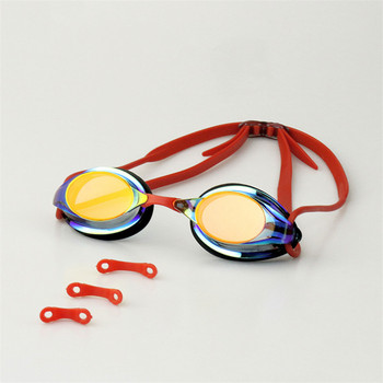 Γυαλιά κολύμβησης επαγγελματικών αγώνων κατά της ομίχλης αδιάβροχη προστασία UV Silica Gel Γυαλιά κατάδυσης Αγωνιστικά γυαλιά