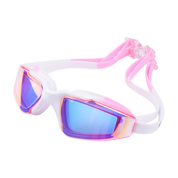 Γυαλιά κολύμβησης κατά της ομίχλης UV Επαγγελματικά γυαλιά κολύμβησης σιλικόνης για άνδρες γυναίκες ενήλικες Παιδικά αδιάβροχα αθλητικά γυαλιά κατάδυσης