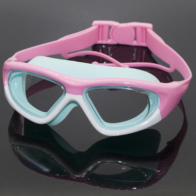 2022. aasta suurte raamidega laste ujumisprillid Ujumisvastased ultraviolettvalgusega ujumisprillid Mugav tihend HD kõrvatropid One