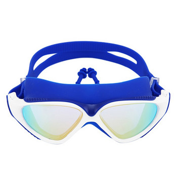 Goggles Επαγγελματικά γυαλιά κολύμβησης σιλικόνης για ενήλικες Αντιθαμβωτικά γυαλιά κολύμβησης UV για άντρες Γυναικεία γυαλιά