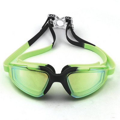 Täiskasvanutele mõeldud ujumisprillid galvaniseerivad kaitseprillid HD veekindlad uduvastased UV-vastased silikoonist ujumisprillid tootjad hulgimüük