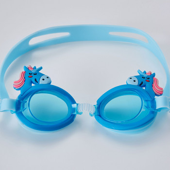 Най-добрите детски очила за плуване Симпатични анимационни очила, устойчиви на мъгла за деца Огледалната лента е регулируема Приемане на едро