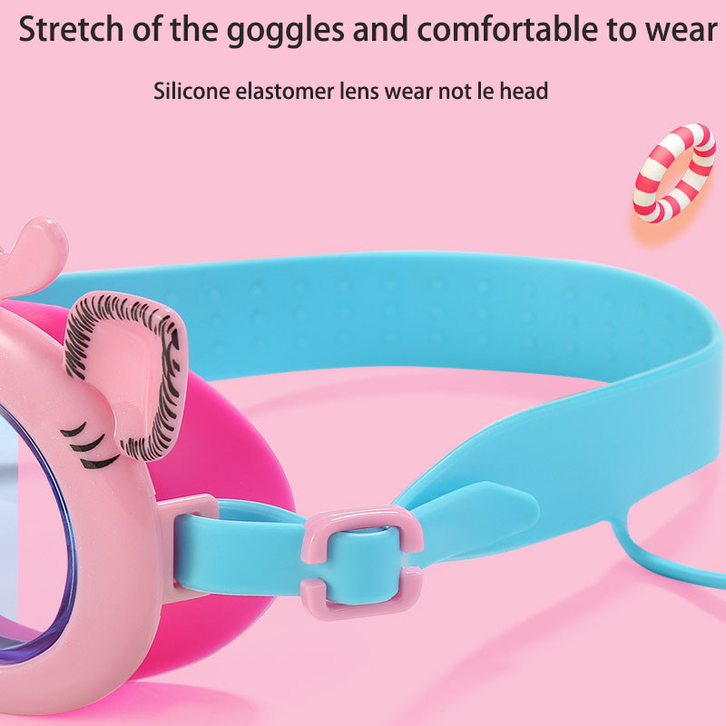 Új gyermek úszószemüveg Sika Deer Rajzfilm füldugók UV és párásodás - Proof szemüvegek férfi és női nagykereskedelmi ár