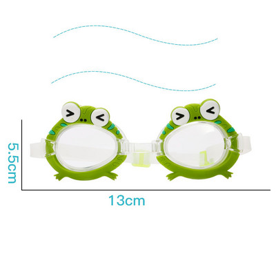 Ochelari de înot pentru copii Modele de desene animate Gel de siliciu Din HD Anti-ceata Modele de animale interesante Ochelari de înot