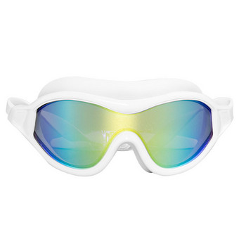Професионални очила за плуване за възрастни Висококачествени силиконови очила с голяма рамка против замъгляване, галванични лещи на едро