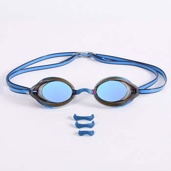 HD Очила за плуване Водоустойчиви противозамъгляващи се силиконови очила за плуване за възрастни Професионална UV защита Прозрачни очила