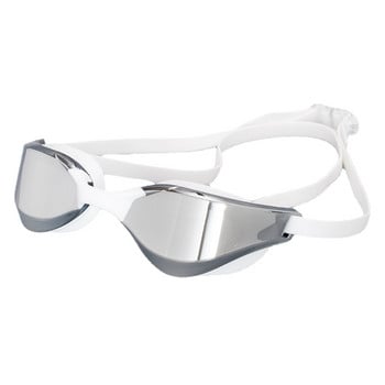 Нови силиконови професионални състезателни водоустойчиви покрития против замъгляване, очила за плуване, анти-UV, мъже, жени, очила, очила за плуване, плувни шапки
