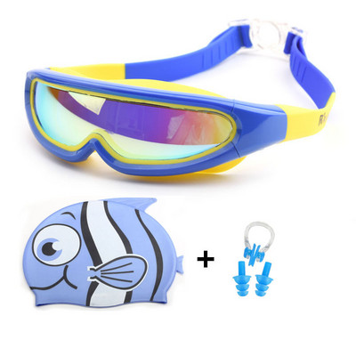 Gyermekek Úszószemüvegek Professzionális fiúk és lányok keret páramentesítő gyerek medence maszk vízi úszószemüveg szilikon búvárszemüveg