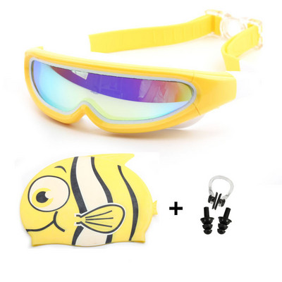 Gyermekek Úszószemüvegek Professzionális fiúk és lányok keret páramentesítő gyerek medence maszk vízi úszószemüveg szilikon búvárszemüveg