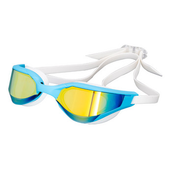 Нови очила за плуване с галванично покритие, противозамъгляващи се състезателни очила за възрастни, висококачествени гранични очила за мъже и жени на едро