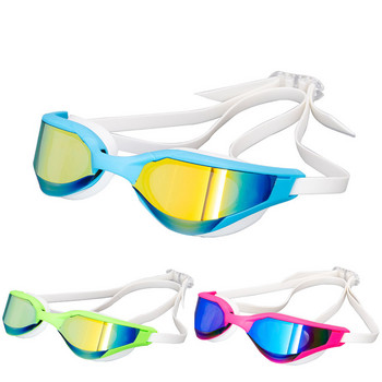 Νέα ηλεκτρολυτικά γυαλιά κολύμβησης για ενήλικες Αντιθαμβωτικά αγωνιστικά γυαλιά Swin υψηλής ποιότητας Border Ανδρικά και Γυναικεία Χονδρική