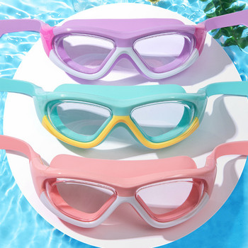 Преносими очила за плуване с тапи за уши за деца 4-15 години Очила за плуване против замъгляване Uv Hd очила за гмуркане в плувен басейн