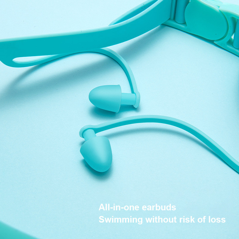 Hordozható úszószemüveg füldugóval gyerekeknek 4-15 éves korig Páramentes úszószemüveg UV HD úszómedencei búvárszemüveg