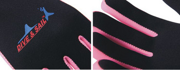1 чифт 1,5 мм неопренови ръкавици за плуване и гмуркане Неопренови ръкавици за зимно плуване топли противоплъзгащи се сини жълти и розови