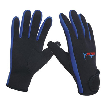 1 чифт 1,5 мм неопренови ръкавици за плуване и гмуркане Неопренови ръкавици за зимно плуване топли противоплъзгащи се сини жълти и розови