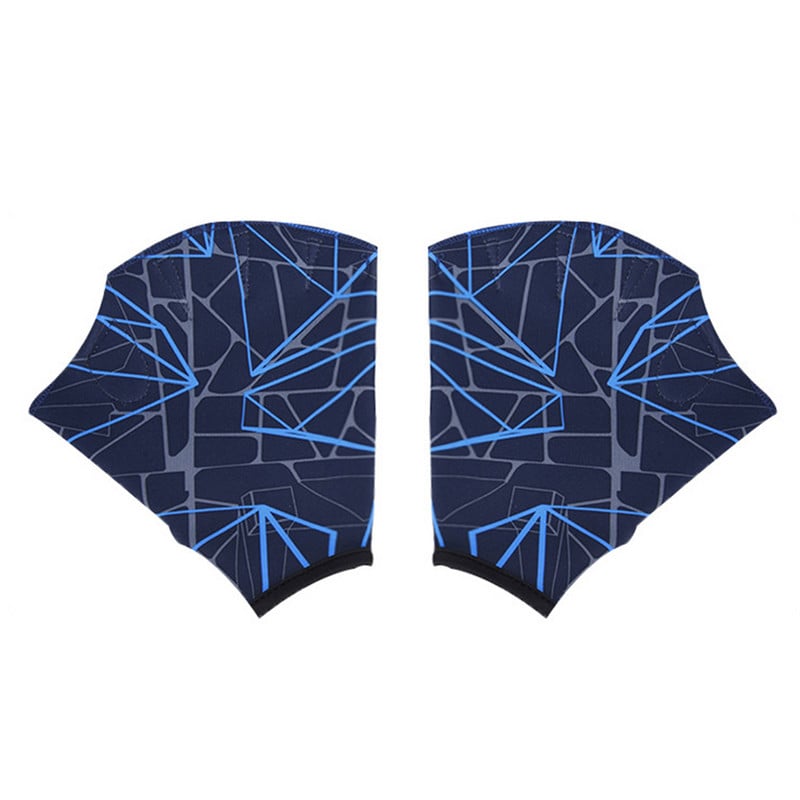 1 pora Unisex plaukimo rankų pelekų, plaukiojimo pirštų juostelių irklentėmis vandens pirštinių, skirtų viršutinės kūno dalies treniruotėms