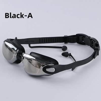 Úszószemüvegek Füldugók Professzionális Felnőtt Úszószemüvegek Medenceszemüvegek Állítható Fogásgátló Férfi Női Optikai Vízálló Szemüvegek