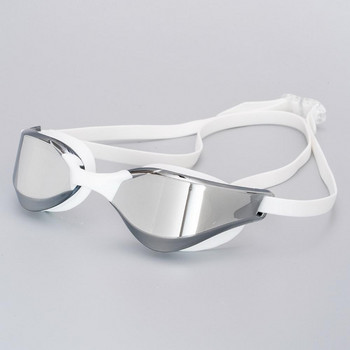 Очила за плуване Регулируеми водоустойчиви жени Мъжки очила за гмуркане с галванично покритие против замъгляване за водни спортове