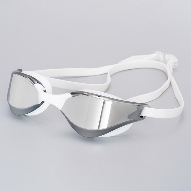 Úszószemüveg Állítható vízálló női férfi Electroplate páramentes búvárszemüveg vízi sportokhoz